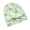 2D Flat Printing Sewing Circles Organic Pattern Green Adult Knit Beanie with Style Fits Effortlessly into Seasonal Wardrobes and Pairs Well with Jacke