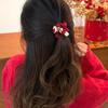 Cartoon Pony Hair Ring  Year Festive Red Hair Band Tie Horse Tail High Elastic Year Of The Horse Hair Ornament Accessories