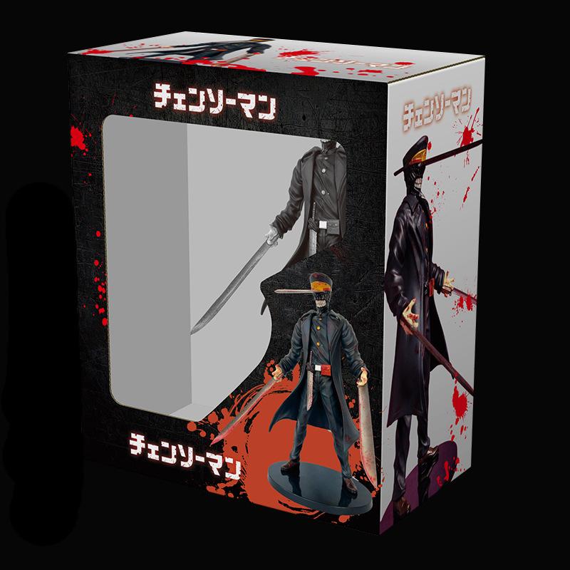 Chainsaw Man Denji Katana Man Samurai Sword PVC Action Figures Toys