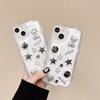 For Apple 17Promax Glue All-inclusive Mobile Phone Case for IPhone15 Smiley Face 14 Bow 13 Star Love