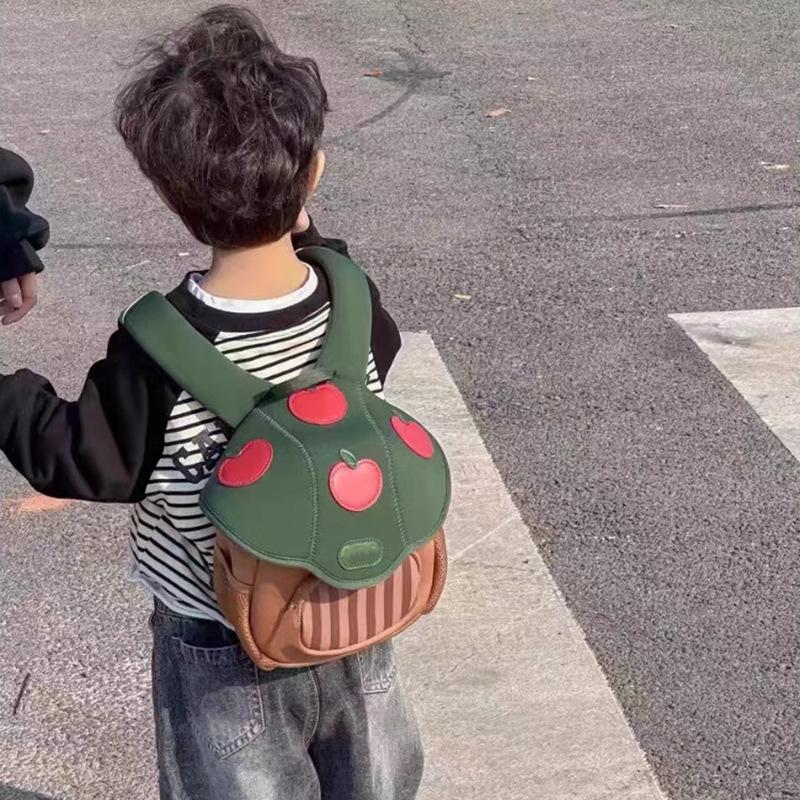 Cute Go Out Play Backpack New Mushroom Backpack Boys and Girls Small School Bag