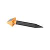 Répulsif à rongeurs solaire ultrasonique étanche IP66 pour extérieur – Répulsif pour animaux de verger (Orange)