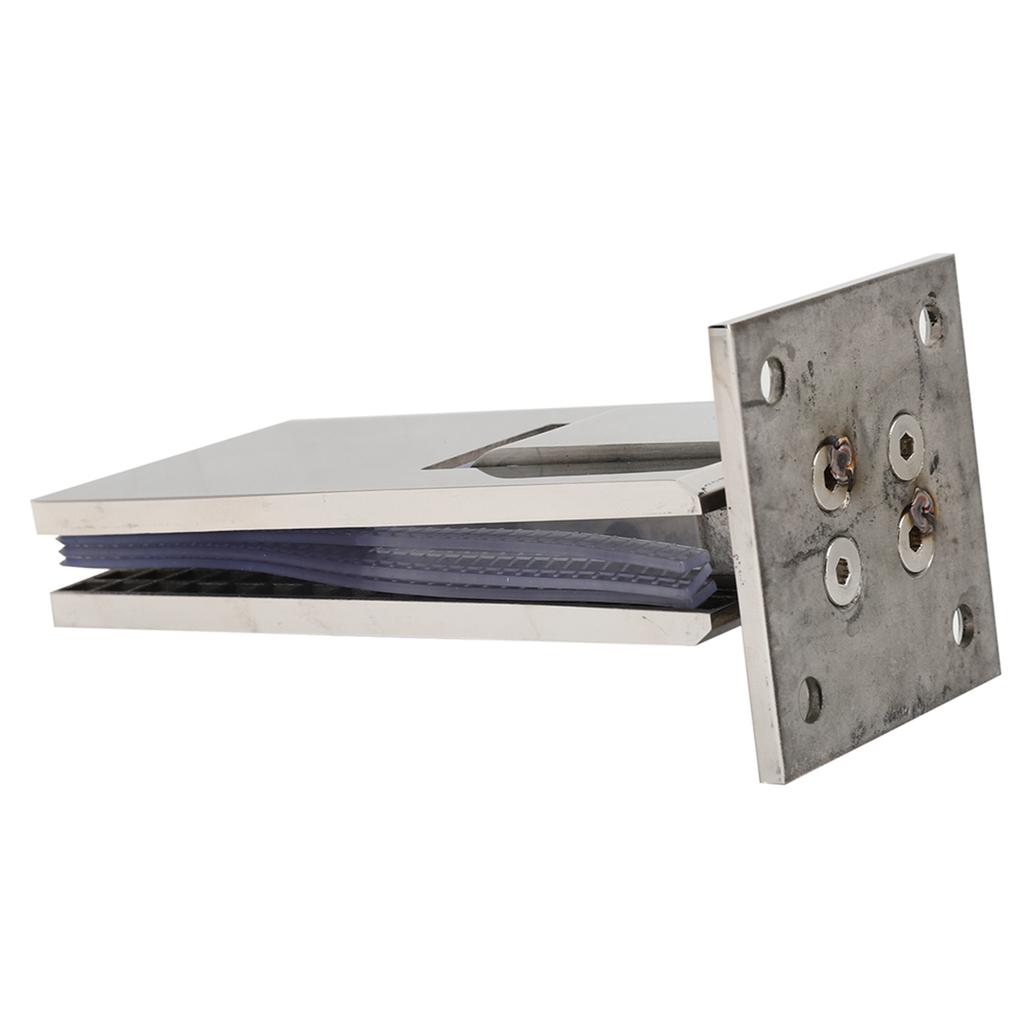 90 Degree Bathroom Door Clip Stainless Steel DoubleSided Shower Glass Door Clamp Holder for Home