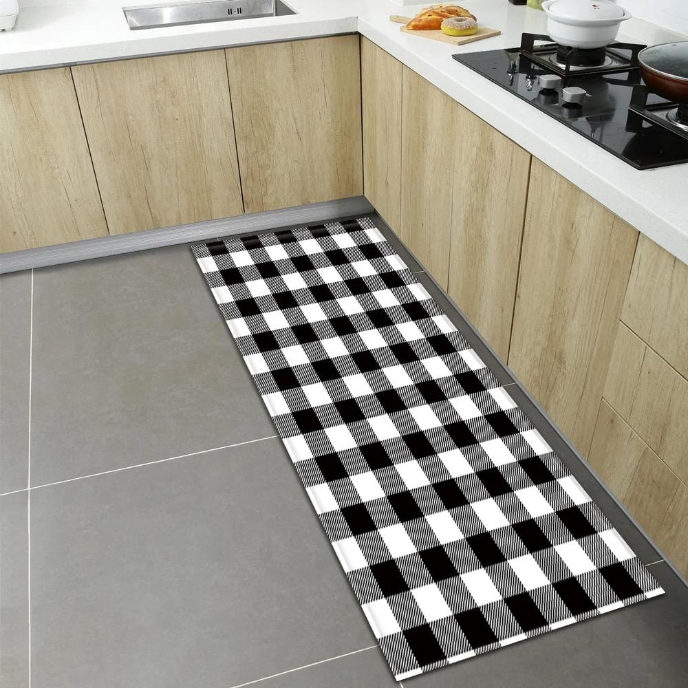 Geometric Print Home Kitchen Floor Mats Door Front Decoration Floor Mats