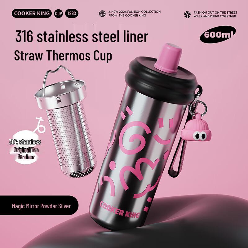 Chui Da Huang 600ml Ceramic Coated Insulated Tumbler