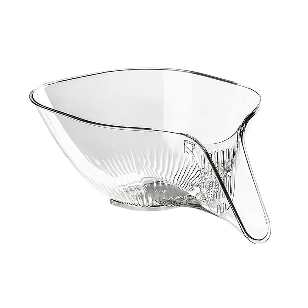 Versatile Vegetable Basket Multi-functional Draining Basket Acrylic Material Perfect for Kitchen Camping and Dining