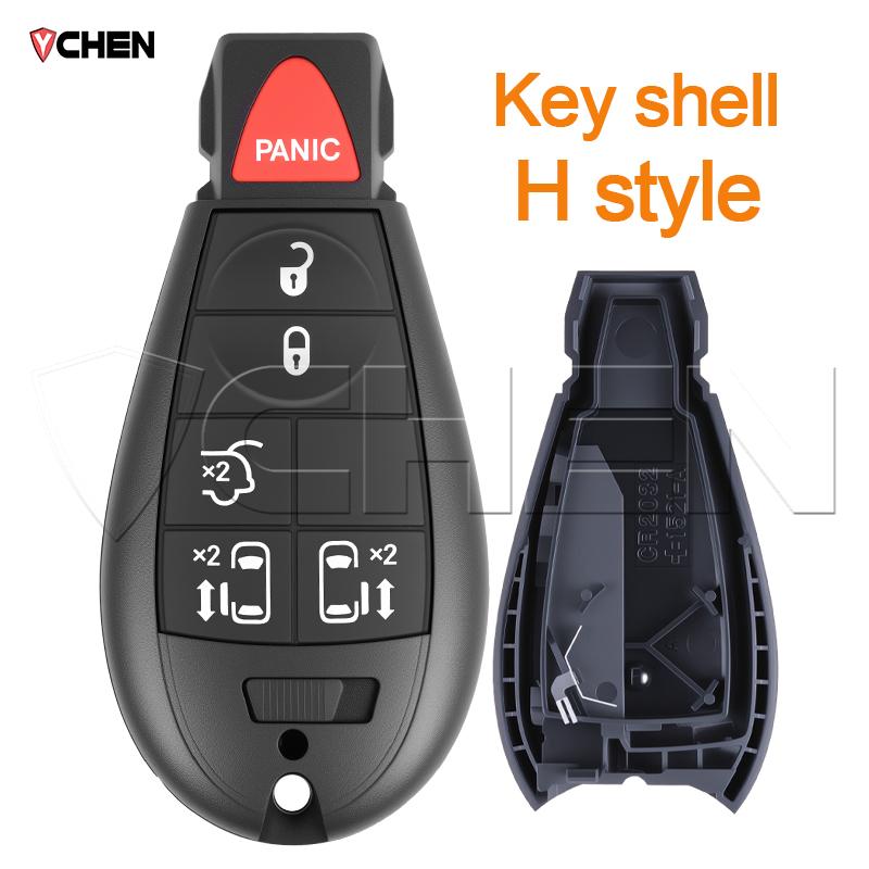 Remote Housing Cover For Chrysler Town Country For Jeep Grand Cherokee For Dodge Journey Ram Charger Caravan Magnum Key Shell