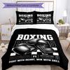 3pcs boxing Bedding Set Duvet Cover Closure Includes 1 Duvet Cover & 2 Pillowcases, Soft and Comfortable for All Seasons.