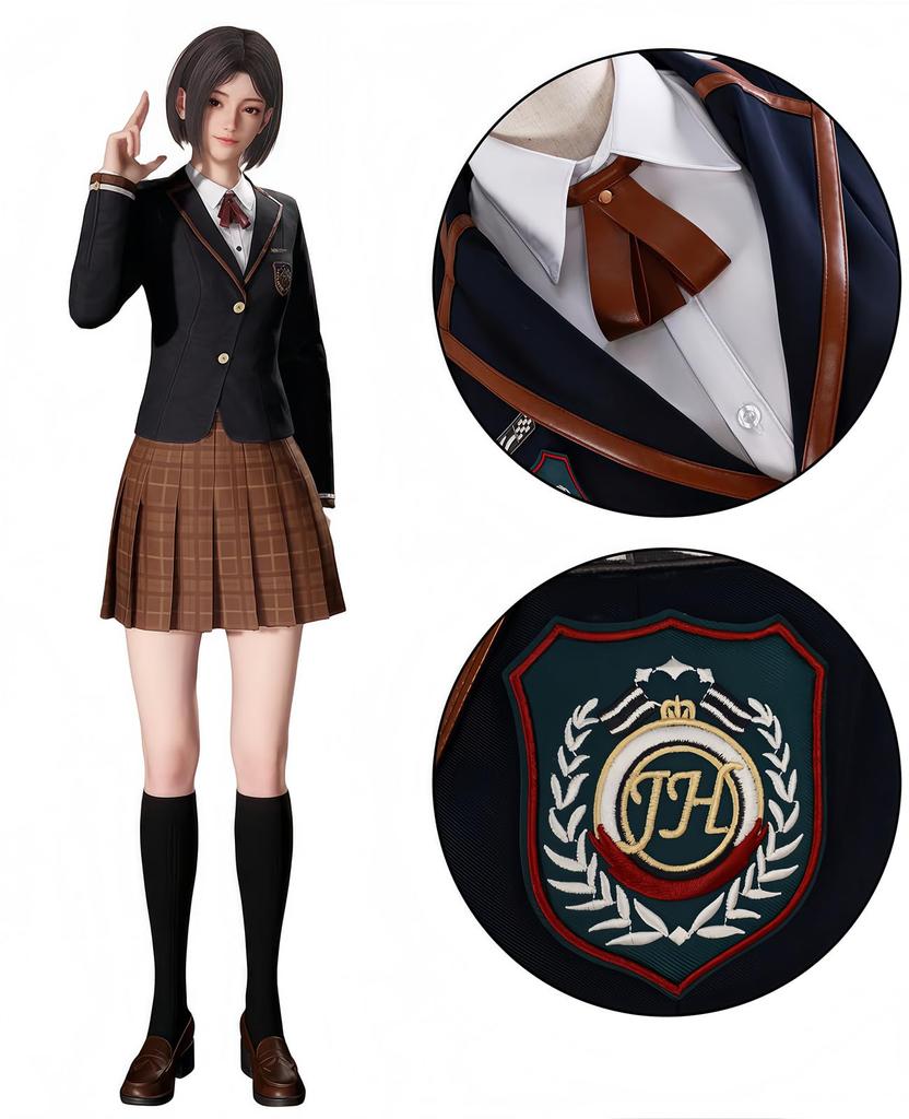 Koi to Miku Cosplay Hlavní postava Miku Hunter Koi Miku Cosplay Bojová uniforma Populární herní kostým Uniforma Velikost [NOKIJP] Kostým hlavní postavy/ženský,