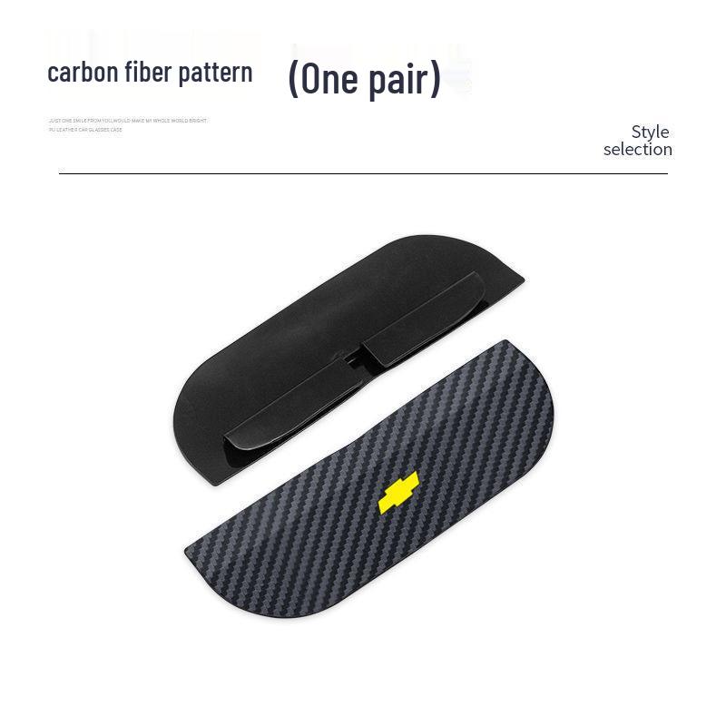 Universal Carbon Fiber Rearview Mirror Rain & Sun Shield with Dustproof Baffle
