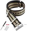 Bracelet souple en nylon pour Omega Seamaster 007 Hommes Femmes Toile militaire Bracelet de montre de remplacement pour Seiko Universel Sport 20mm Ceinture