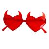 New Halloween Heart Sunglasses Women Vintage Brand Designer Sun Glasses Shades Female  Funny Versatile Sunglasses Party