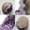 stone Natural Mineral Amethyst Cluster Uruguay Crystal [N2 Natural] (Amethyst Geode) - - (66 "One-of-a-kind" Approx. 1450g, 121x93x104mm)