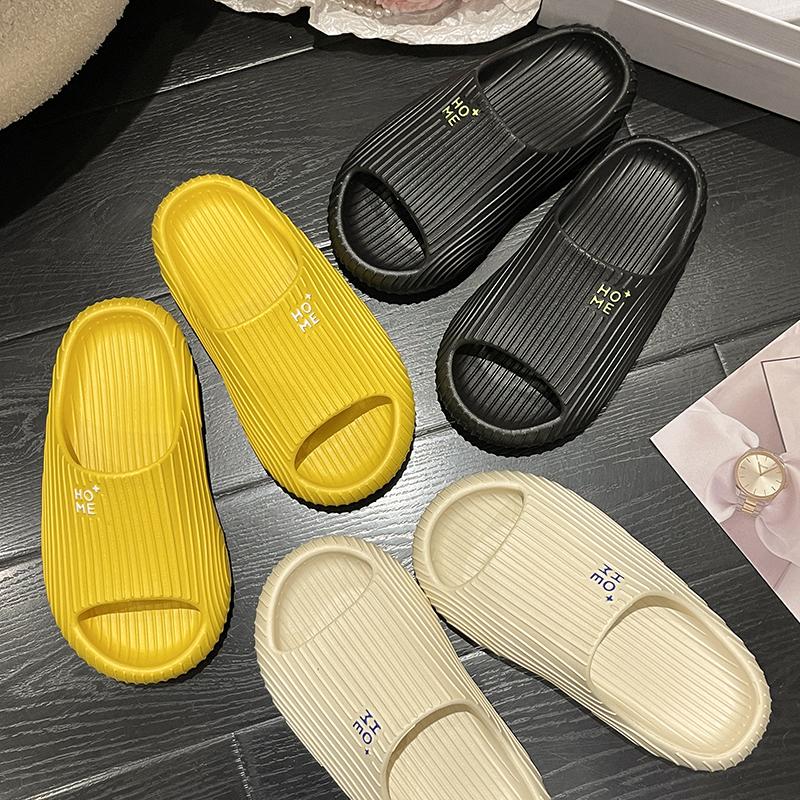 2024 New Korean Version of Women Slippers Pure Color Simple and Comfortable Slippers Women Casual Simple Home Women Slippers
