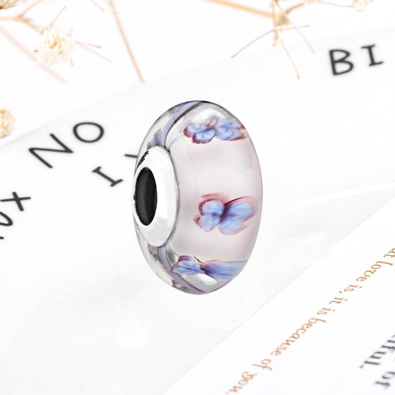 Neue Feine Murano Glas Serie Anhänger Rosa Rot Schwarz Grün Weiß Blau Perle Passend Original Armband Zubehör DIY Damenschmuck Geschenk