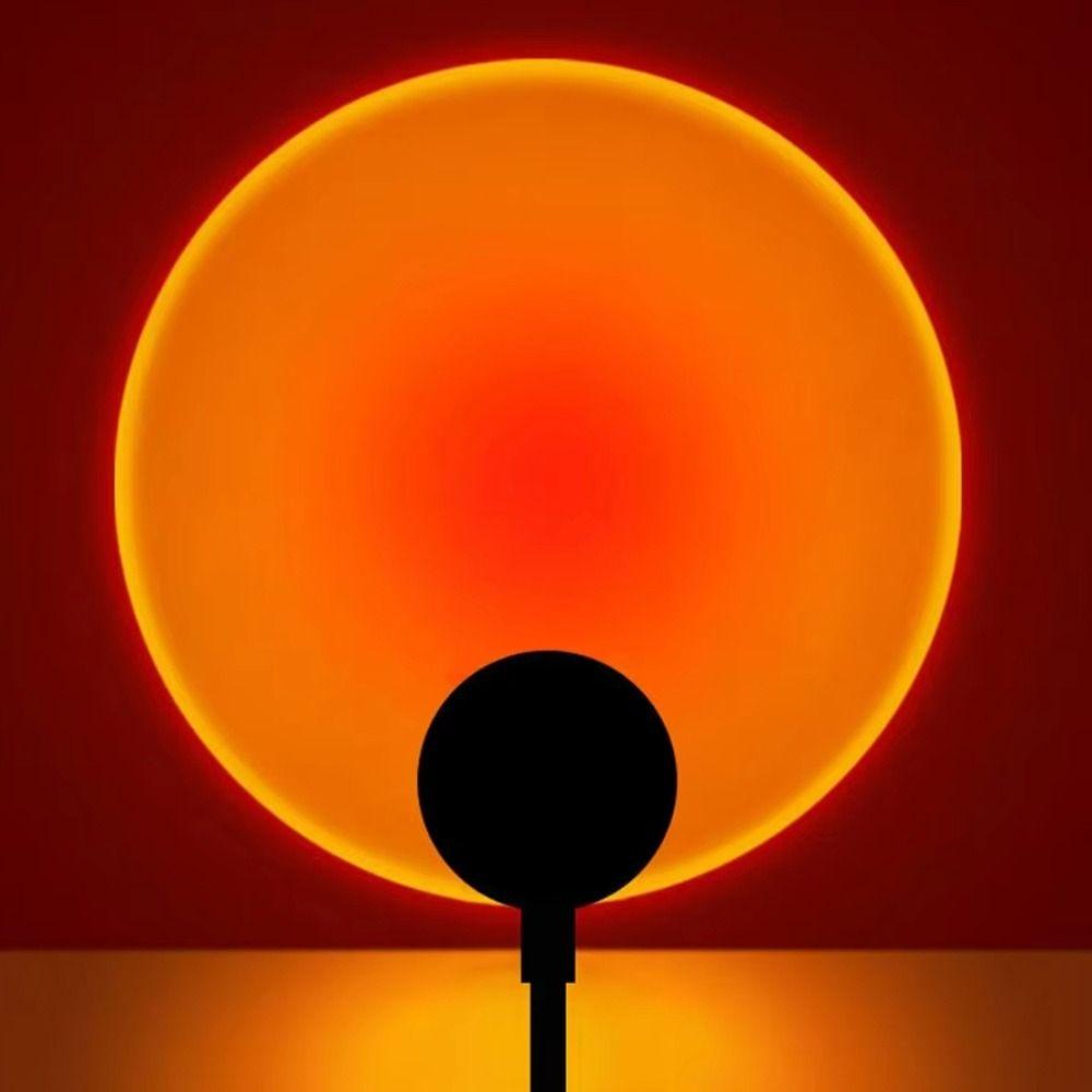 Augenschutz Nachtlichter USB Projektorlampe Neue LED Sonnenuntergangslampe Für Schlafzimmer Wohnzimmer Wand