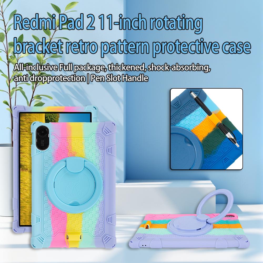 Kids Case For Xiaomi Redmi Pad 2 11 Inch 2025 Tablet Shockproof Cover for Redmi Pad 2 11" Soft Silicon Stand Protective Shell #R