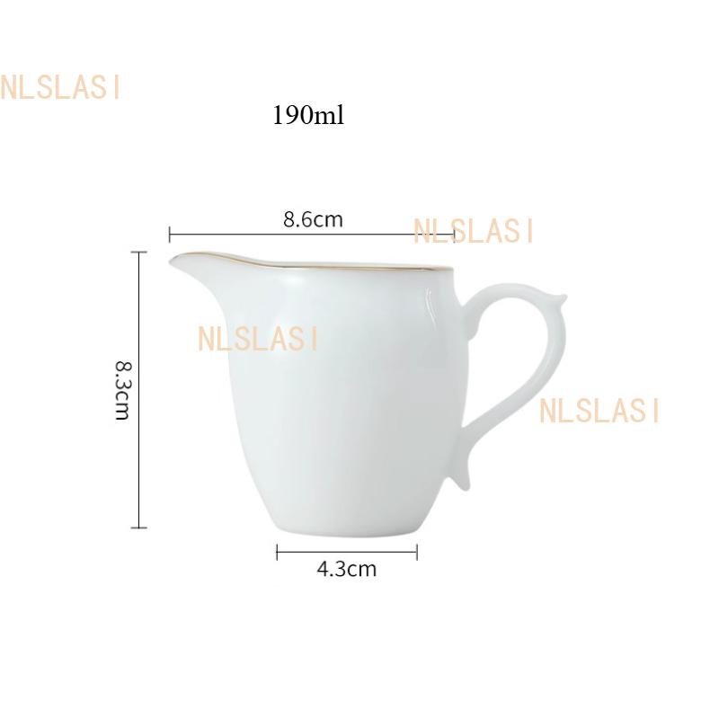 NLSLASI Authentic Handmade Fair Cup Tea set Accessories Household wine set  Guanyin Puer cup 1pcs Tea dispenser 190ml