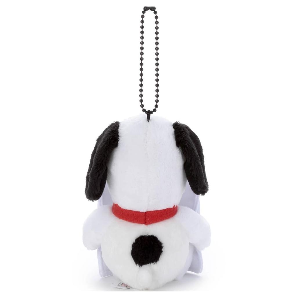 Takara Tomy Arts Peanuts 75th Anniversary Ball Chain Mascot Snoopy Plush Approximately 15cm Tall Toy,