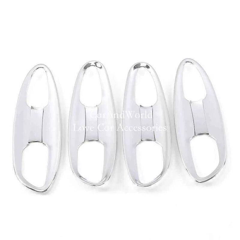 ABS Cromado Corpo Maçaneta da Porta Molduras de Cobertura de Tigela Guarnições Acessórios de Guarnição de Carro Para LEXUS ES ES200 ES250 ES300h ES350 2018-2022