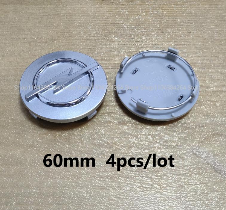 For Opel Corsa Ko4pcs 54mm 58mm 60mm 64mm Car Wheel Center Hub Caps for Opel C D E F A B Gsi Corsa Turbo Cors OPC Line Hubcap Accessories