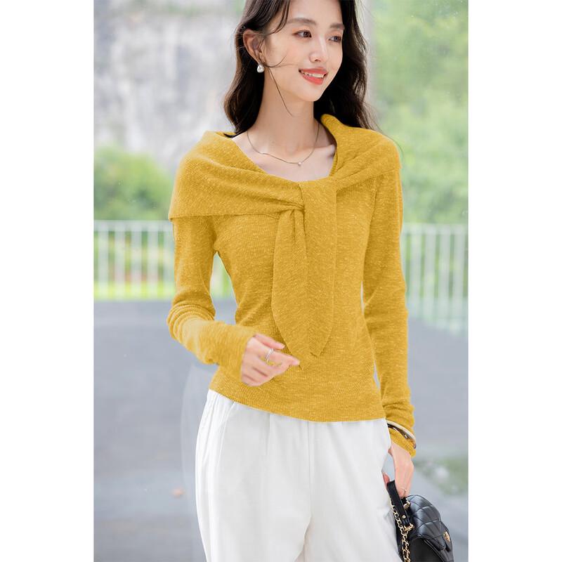 Mocana Women's 2-Way Wear Long Sleeve Knit Top