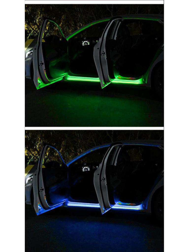 LED Ambient Side Skirt & Door Edge Light Strip with Dreamcolor & Remote Control
