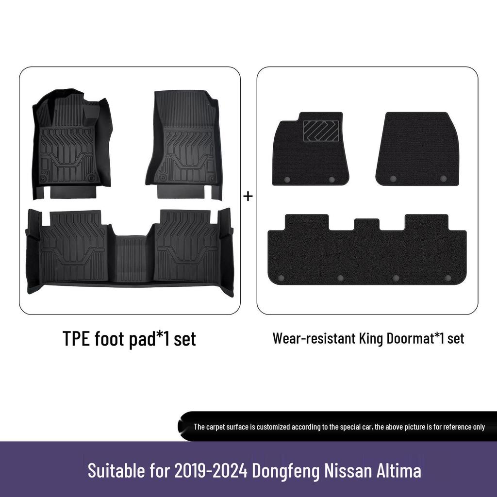 Eco-Friendly TPE 3D All-Weather Floor Mats for Dongfeng Nissan Teana