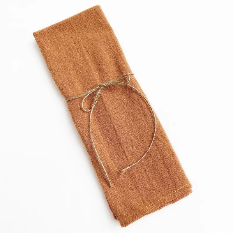 20PC Christmas Green Red Cotton Cloth Napkins 30X45cm Dinner Washable Napkins With Hemmed Edges For Restaurant Wedding And Hotel