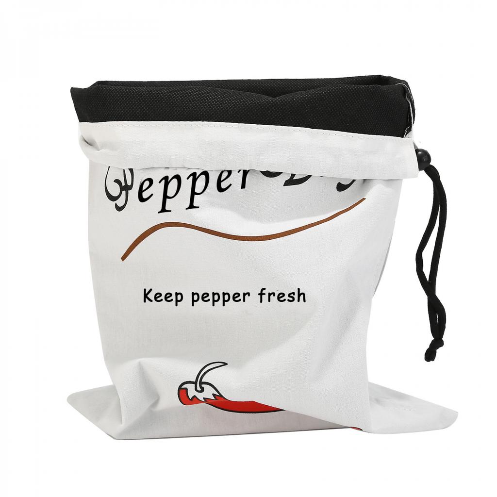 Verdickter Doppellagiger Baumwoll-Kordelzug-Aufbewahrungsbeutel Wiederverwendbarer Küchenorganisator Stoffbeutel für Gemüse Kartoffeln Haushaltsgegenstände