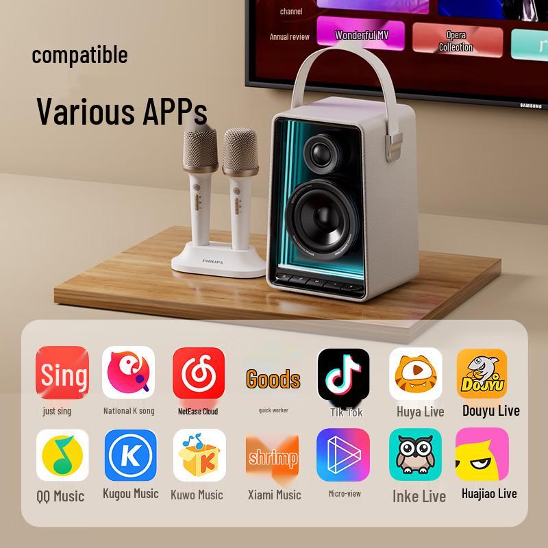 

Philips TAS5819 Portable Karaoke Speaker System