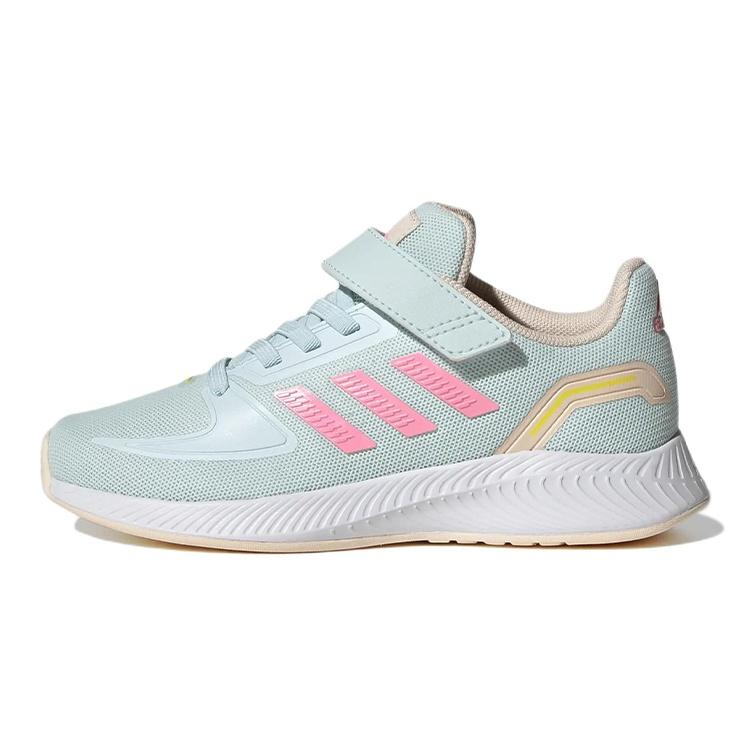 (GS) adidas Runfalcon 2.0 Little Kid Almost Blue Beam Pink Kids HR1398 EU 38⅔