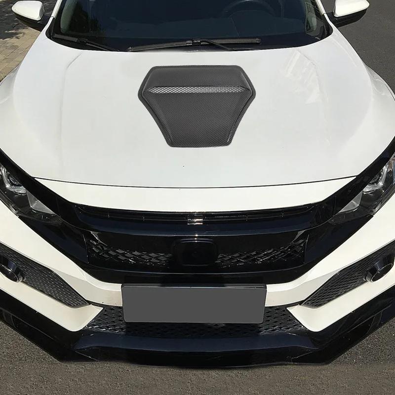 Ny TYPE R-stil bilhuv Dekorativt skydd för Honda Civic BMW F30 G30 E92 Land Rover Defender Ford Ranger wErangle