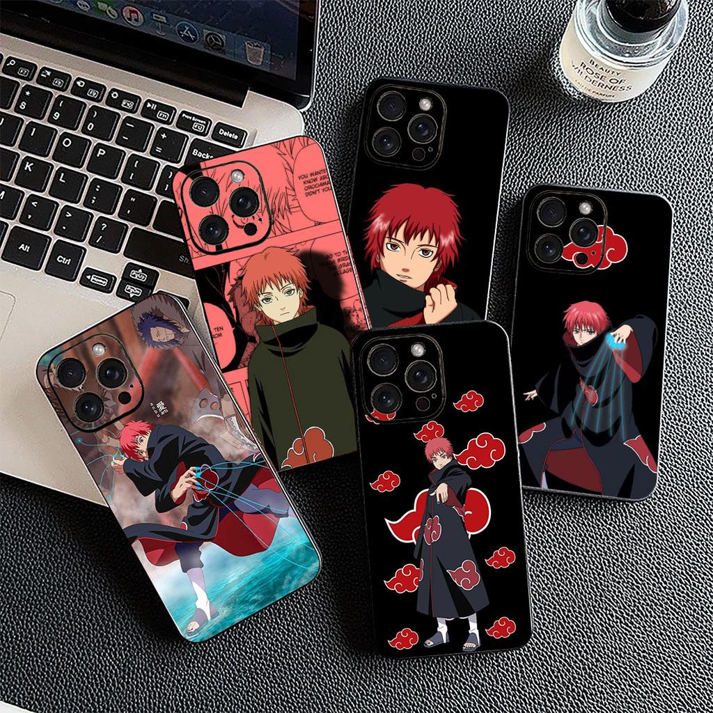 Casing for Apple iPhone 12 13 Pro Max Mini ProMax X XR Air 13Pro XS Phone Cover Soft Case Sasori Narutos Itachi Uchiha Akatsuki