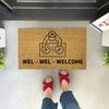 Personalized  Coir Doormat Funny Outdoor Doormat Gift for DJ Modern Doormat Entryway Rug Front Door Mat Men New Home Gift