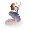 18cm/7inch Anime Girl Ballerina GK Figure Gray Gradient Dress Decor Ornament Collectible Model Gift for Anime Fans Home Decor
