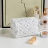 Floral Print Travel Portable Minimalist Large Capacity Soft Storage Makeup Bag