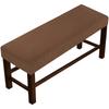 Solid Pineapple Checkered Bench Cover Non Slip Full Wrap Elastic Seat Protector For Home Dining Room Furniture
