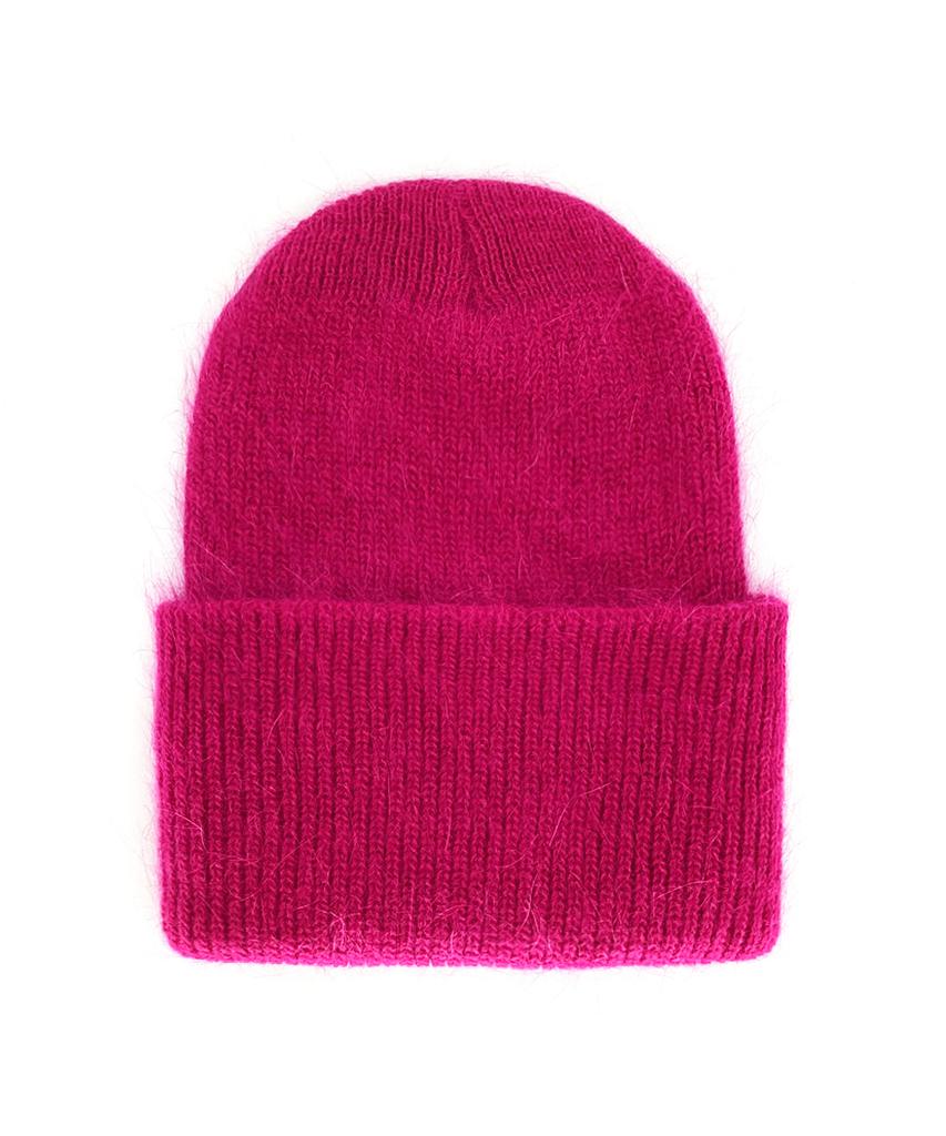 OTHER-worldly Ribbon Angora Beanie [Magenta]