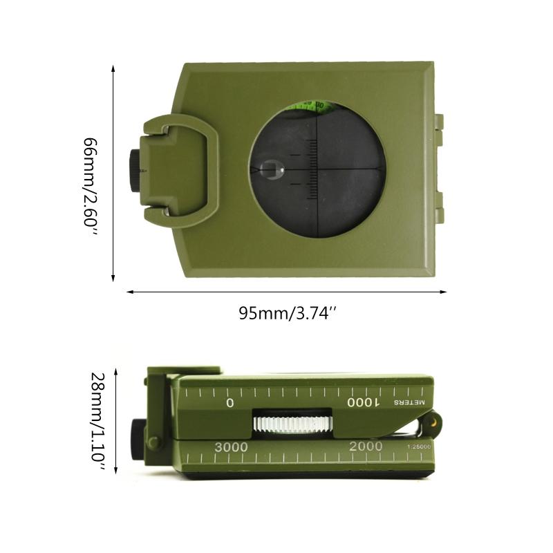 Military Compass,Digital Geological Compass for Camping, Hiking and Outdoor