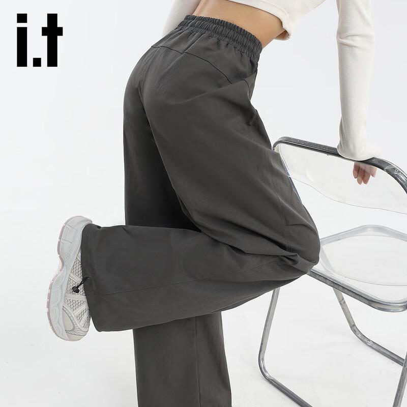 Izzue IT Women's High-Waist Convertible Cargo Track Pants