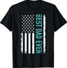 Father's Day Best Dad Ever with US American Flag Short Sleeve T-Shirt