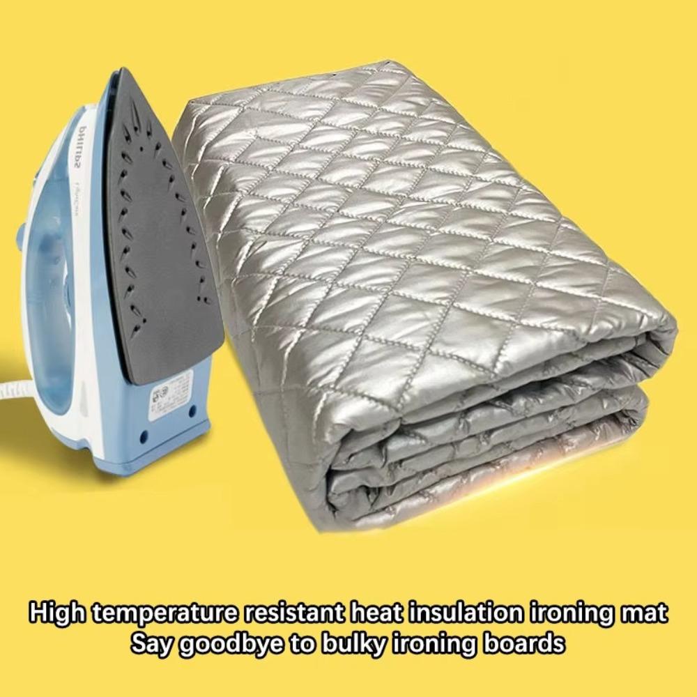 Portable Iron Board Replacement Ironing Mat Clothes Protector Heat Resistant Iron Board Dryer Mat Tabletop