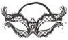 Aquamie Sexy Venetian Iron Eye Stylish Mask for Adults Mask, Mask, Half-Length (Black Heart)