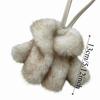 Unique Multipurpose Faux Rabbit Fur Keychain Clothing-Shaped Soft Fluffy Pendant Key Ring Cute Small Size Bag Charm Women