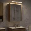 Bathroom Mirror Cabinet Craftsmanship Oak Design 43 X 16 X 62.5 Cm