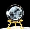 3D Laser-Engraved Crystal Ball: Galaxy Rose & Little Prince Gift