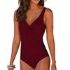 Sexy Female One-Piece Large Size Swimwear 4XL Push Up Women Plus Size Swimsuit Closed Body Bathing Suit For Pool Beach Wear 2026