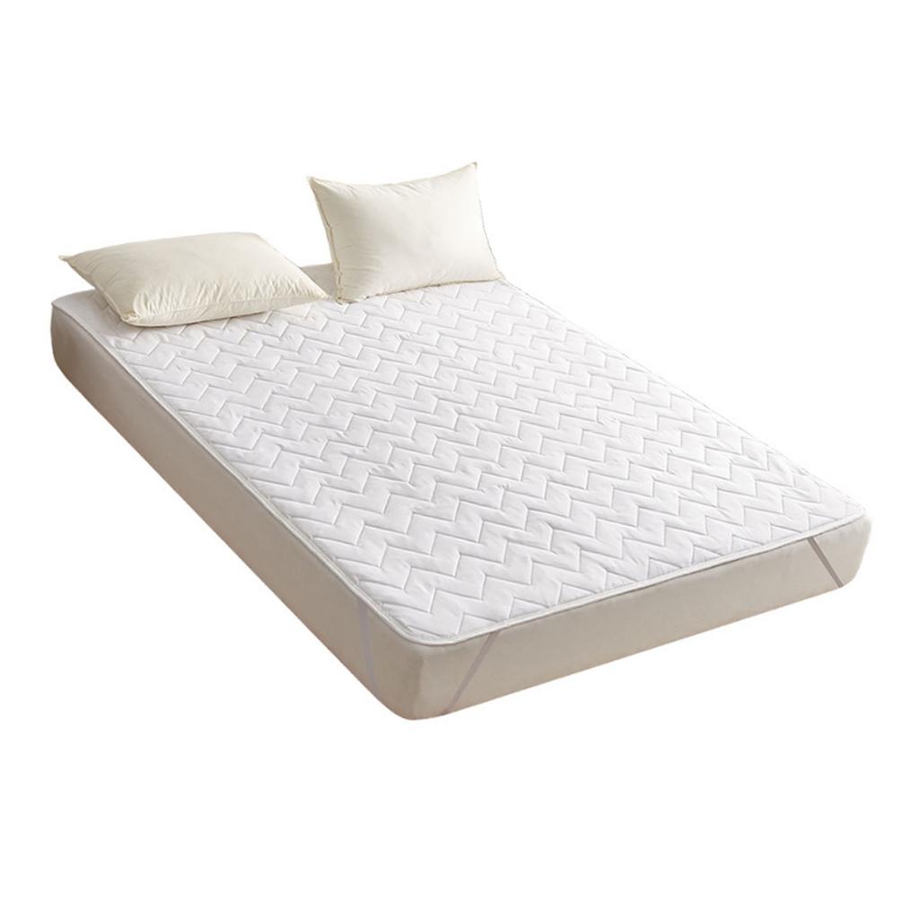 Mattress Pad Professional Slip Resistance Soft Comfortable Breathable Easy Care Single Quilted Bed