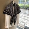 Elegant Square Scarf Women Lightweight Cotton Wrap Shawl UV Protection Stylish Boho Fall Winter